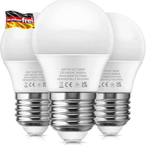 Led lampe e27 - lampe, warmweiß