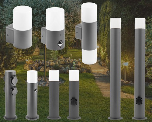 Led gartenleuchte wandlampe - led,