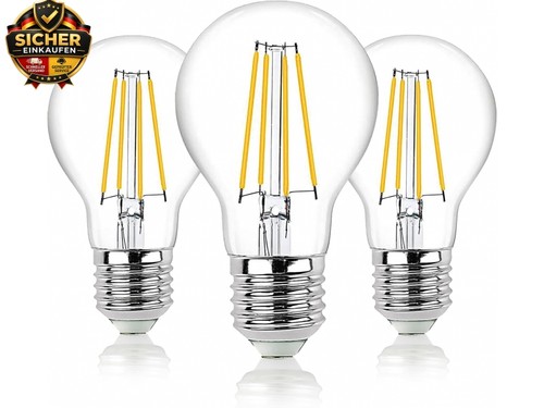 Led glühbirne e27 3er - glühbirne,